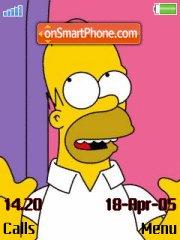 Homer tema screenshot