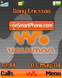 Walkman Shadow tema screenshot