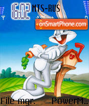 Capture d'écran Bugs Bunny thème