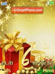 Christmas Gold tema screenshot