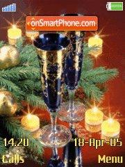 Christmas Champaign tema screenshot