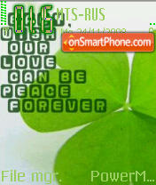 Green Forever tema screenshot