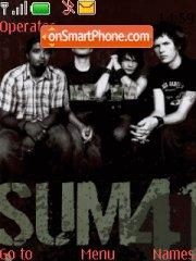 Скриншот темы Sum 41 01