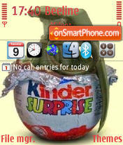 Kinder Surprise theme screenshot