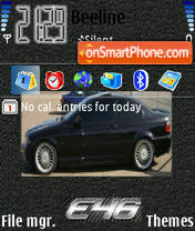 BMW E46 es el tema de pantalla