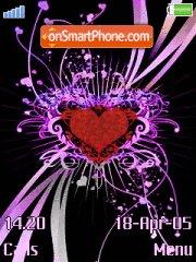 Abstract Heart tema screenshot