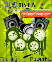 Music Art tema screenshot