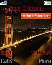Capture d'écran Golden Gate Bridge thème