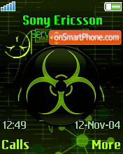 Biohazard theme screenshot