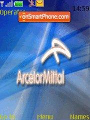 Capture d'écran Arcelor Mittal thème