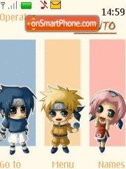 Naruto Cute tema screenshot