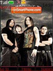 Скриншот темы Bullet for my Valentine