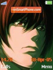 Light Yagami theme screenshot