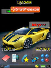 Lamborghini theme screenshot