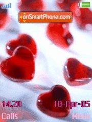 Hearts tema screenshot