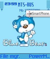 Скриншот темы Blue Bear