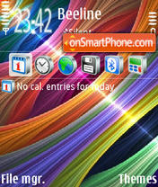 Color Bullb tema screenshot