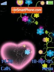 Flower and Heart Theme-Screenshot