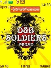 Скриншот темы Dnb Soldiers