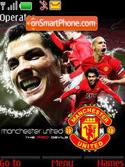 Скриншот темы Go Man Utd