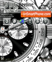 Animated Clock 06 tema screenshot