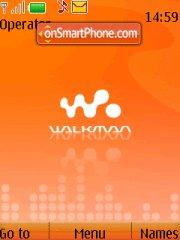 Walkman Orange 02 theme screenshot