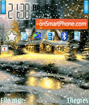 Animated Snow 01 tema screenshot