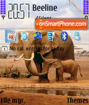 Скриншот темы Elephant
