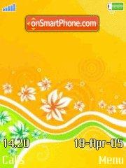 Abstract Flower tema screenshot