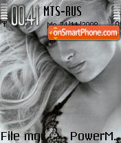 Paris Hilton 17 theme screenshot