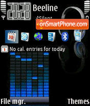 Animated Music 02 theme screenshot