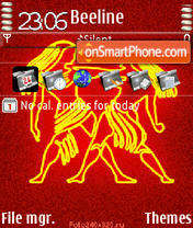 Gemini Red theme screenshot