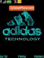 Capture d'écran Adidas Technology thème