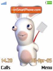 Raving Rabbids tema screenshot