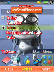 Crazy Frog tema screenshot