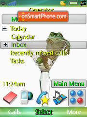 Happy Frog es el tema de pantalla