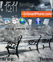 Winter 240-320 tema screenshot