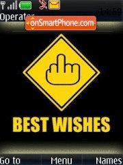 Best Wishes es el tema de pantalla