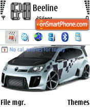 Renault Tuning theme screenshot