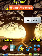 Sunset Tree Theme-Screenshot