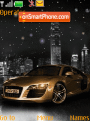 Audi Gold Animated tema screenshot