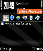 Black v4 tema screenshot