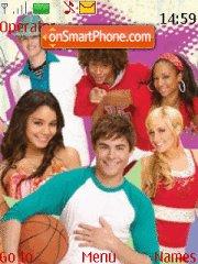 Hsm Cast theme screenshot