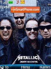 Capture d'écran Metallica 10 thème