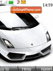 Capture d'écran Lamborghini White thème