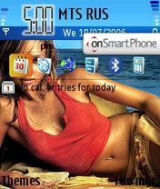 Jessica Alba theme screenshot