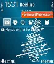 Christmas Tree 01 tema screenshot