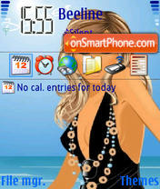 Summer Girl 02 tema screenshot