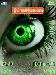 Скриншот темы Green Eye