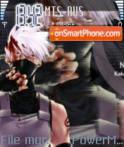 Ninja Kakashi theme screenshot